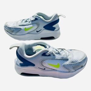 Nike Air Max Bolt Sneakers Toddler Kids Size 11 Pure Platinum Royal Volt